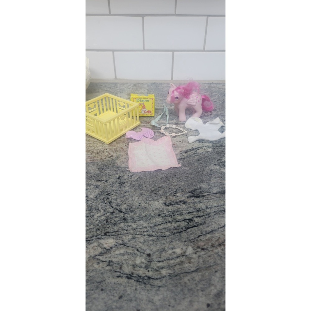 Vintage My Little Pony G1 Baby Heart Throb Set - missing Pieces